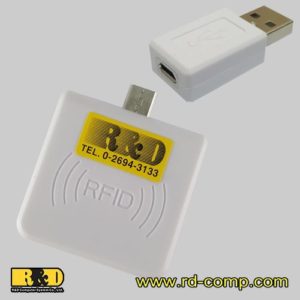 เครื่องอ่านบัตร RFID 13.56 MHz (MIFARE) สำหรับระบบ Android รุ่น R65C