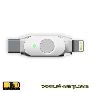 กุญแจความปลอดภัยพอร์ต Lightning และ USB-C สำหรับ iPhone, iPad และ Android รุ่น iePass FIDO (FCi/K44)