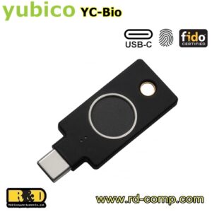 กุญแจความปลอดภัยพร้อมโมดูลอ่านลายนิ้วมือ USB Type C รุ่น YubiKey C Bio - FIDO Edition (YC-Bio)