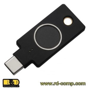 กุญแจความปลอดภัยพร้อมโมดูลอ่านลายนิ้วมือ USB Type C รุ่น YubiKey C Bio – FIDO Edition (YC-Bio)