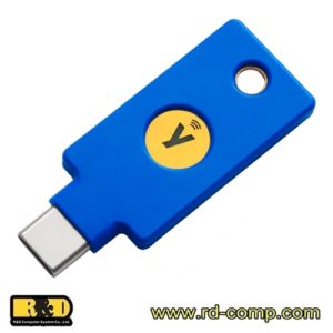 กุญแจความปลอดภัย USB-C สีฟ้า มี NFC รุ่น Security Key C NFC by Yubico (YC-N)